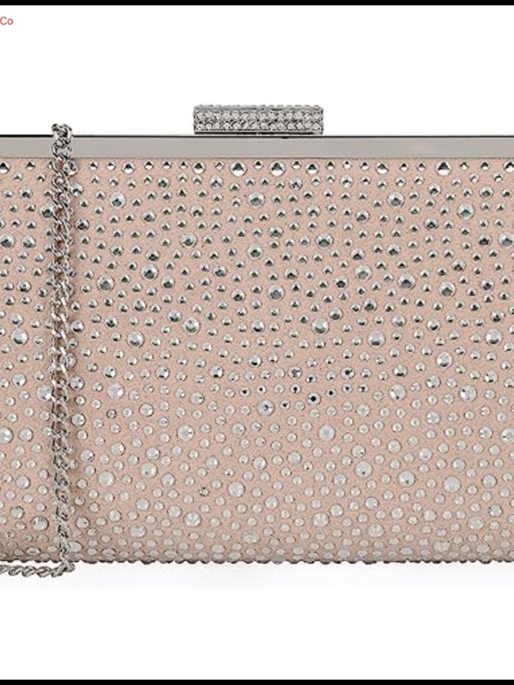 Crystal Clutch Purse Faux Suede Evening Bag for Party